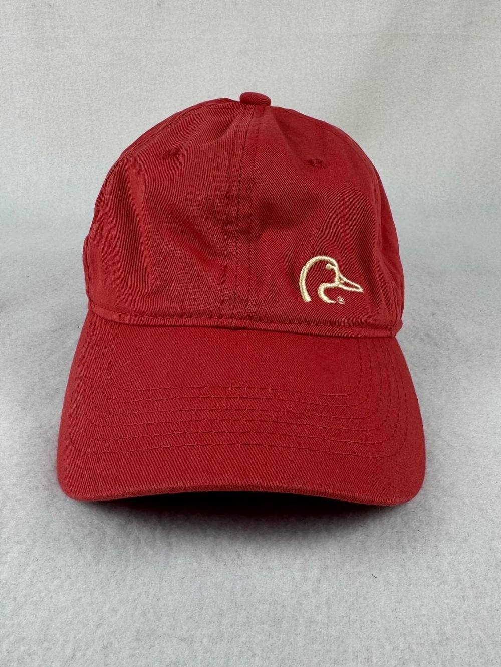 Ducks Unlimited Red Duck Logo Adjustable Snapback Hat Cap